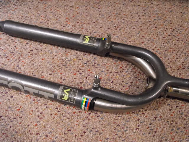Fourche Rétro MTB SCOTT Unishock Klart Kent 1  1/8  Filetage - Pour